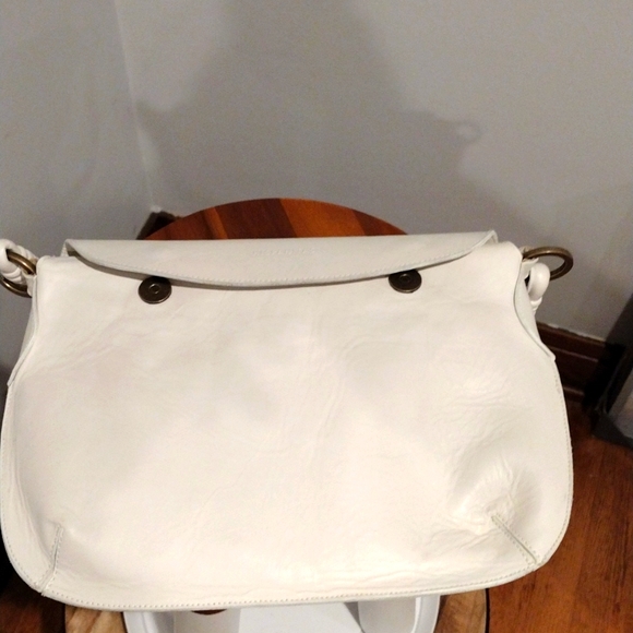 Shoulder Bag Purse -Leather - White -Made in Spain- Hispanitas - Picture 3 of 17